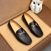 Hoogwaardige 2023 Men Dress Shoes Echt lederen mode Business Flats Mens Brand Designer Party Wedding Loafers Maat 38-45