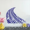 Wall Stickers Tire Tracks Decal Race Car Auto Motorcycle Sports Marks Sticker Funny Teen Kids Boy Bedroom Decor C615