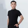 Stage Wear 2023 Latin Dance Tops for Men Competition kleding Training Performance kostuums DN11224