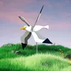 Dekoracje ogrodowe metalowe dekoracyjne anty-rust mewa wiatraka wiatraka szlifierka ekologiczna ekologiczna seria latających ptaków