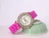Zegarstka renogio feminino luksusowy dqg kobiety zegarek marka żeńskie zegary krzemionki żel kwarc na rękę mody Diamonds damskie zegarki