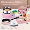 Neuer Mainan Memasak Dapur Mini Anak-anak Mainan Pemasak Rumah Bermain Peralatan Makan Memasak Pemasak Nasi Pendidikan Awal Interaksi