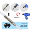 Cleaning Brushes Chimney Brush And Dryer Vent Cleaner Kit Flexible Rods with Drill Attachment Extends Up to 16530 Feet 100150mm Head 231123