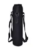 Bottiglie d'acqua Borsa copri bottiglia Custodia WStrap Neoprene Carrier Tracolla isolata BlackWater53413547946343