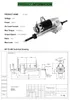 DC الكهربائية الكرسي المتحرك Golf Cart Transaxle 24V 400W المحور الخلفي