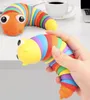 Colorful caterpillar toy to decompress and decompress children and babies, twisting music, making sounds, slugs to vent their pranks, artifact