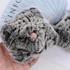 Gants sans doigts en fourrure de lapin Rex véritable, mitaines tricotées pour femmes, chauffe-poignet réel, doux et chaud, élastique, hiver, 231122