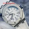 AP Szwajcarski luksusowy zegarek Royal Oak Offshore Series 15710st Popularna biała płyta quarter Blue Deep Dive 300m Automatyczne mechaniczne zegarek dla mężczyzn z 18 gwarancją