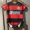 23 24 Flamengo Gabi bébé vêtements maillots De football Pedro E.ribeiro De Arrascaeta Fabricio B. Maillots De Football à domicile à manches courtes