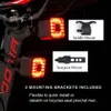 New GIYO Smart Auto Bicycle Brake Light Tail Rear Sensing Light USB Cycling Light Bike Lamp Stop LED Back Rechargeable Waterproof