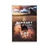 Panel Hanging Posters Vertical Small C-at And Big Lions Mindset Wall Art Canvas Doth Posters