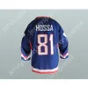 Custom BLUE 81 SLOVAKIA NATIONAL TEAM HOCKEY JERSEY NEW Top Stitched S-M-L-XL-XXL-3XL-4XL-5XL-6XL