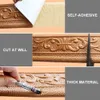 Wall Stickers 10MetersRoll 3D DIY Sticker Skirting Border Self Adhesive Waterproof Baseboard paper For Living Room Home Decoration 230422