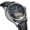 Orologi da polso AESOP Business Men Watch Real Luxury Tourbillon Orologi Quadrante in zaffiro Meccanico a carica manuale Orologio da polso da uomo Reloj Hombre