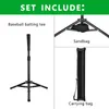 Badminton Sets Adjustable Baseball Tee Batting Softball T Stand Portable Tripod Mount Training Accessories With Bag For Hitting Ball Practice 231123