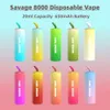 Original Savage cola bottle Puff 8000 vape desechable disposable cigarette flavor 20ml Prefilled 650mAh Rechargeable Battery Savage Vapes randm 7000 9000 9k 12000