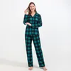 Passende Familien-Outfits: Mutter, Tochter, Vater, Sohn, Baby, Hund, passendes Pyjama-Set, Weihnachts-Familien-Look, weiche karierte Nachtwäsche, dicke warme Loungewear-Pjs 231122