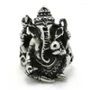 Klusterringar 1 st modedesign 316l rostfritt stål ankomst Hight Quality Buddha Ring grossistpris