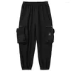 Pantalons pour hommes High Street surdimensionnés Hip Hop Joggers Fashion Streetwear Techwear Loose Fit Harajuku Darkwear Pantalon avec poches