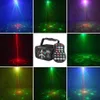 Autres fournitures de fête d'événement Alien RGB Mini DJ Disco Laser Projecteur USB Rechargeable LED UV Sound Strobe Stage Effet Mariage Noël Lampe de vacances 231122