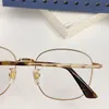 Novo design de moda óculos ópticos quadrados 1987OA armação de metal templos em forma de bambu estilo simples e elegante óculos versáteis com caixa podem fazer lentes de prescrição