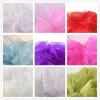 Other Event Party Supplies 48cmx5m10M Mariage Crystal Yarn Tulle Roll Sheer Wedding Backdrop Decoration Organza Fabric Chair Sash Table Skirt DIY 230422