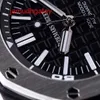 AP Swiss Luxury Watch Men's Watch Royal Oak Offshore Automical Mechanical Precision Steel Date Watch 15710st A002Ca.01 Black Disk 42mm