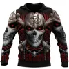 Hoods Hoodies Men and Women Trend Hoodie Sweatshirt 3D Gedrukte horror Skull Streetwear Harajuku pullover Hip-Hop Sportswear Outdoor Camping