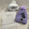 Inverno di marca femminile pelliccia pompon cappello berretto di moda per le donne designer berretto lavorato a maglia berretti donna addensare berretti caramella cappello in pile colorato 2023