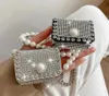 Sacs de soirée Mini sac de perles femmes strass taille sacs concepteur perle chaîne ceinture sac bandoulière