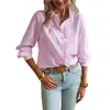 Женские блузки 2023, темпераментная блузка с воротником-стойкой с рюшами и длинными рукавами, топ с лепестками, блузка Blusas Para Mujer