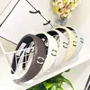 PU Leather Triangle Beadbands Luxury Letter Printing Knitting Wide Edge Designer Hairband for Women Sports Pure Cotton Head Royers Excalies 16style