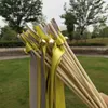 Feestdecoratie Est 50 stks/partij Geel en Grijs Bruiloft Wands Met Bel Voor