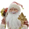 زينة عيد الميلاد 45 سم 2024 ديكور عيد الميلاد Big Santa Claus Doll Grandpa and Grandma Year Home Room Decoration Christmas Tree الحلي 231122