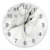 Wall Clocks Modern Clock Marble Texture Rifts Art Living Room Study Bedroom Office Cafe Home Creative Decoration Hanging 231122