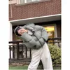 Trenchs de femmes Version coréenne Mode Veste rembourrée à capuche Design Sense Court 2023 Hiver Épaissir Chaud Simple Casual Commuter Wear