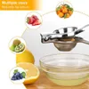 Nuovo spremiagrumi manuale in acciaio inossidabile Spremiagrumi Manuale Utensili da cucina per lime Limone Arancia Spremiagrumi Spremiagrumi Spremiagrumi