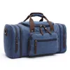 Duffelväskor stor kapacitet män hand bagage rese duffle påsar duk resväskor helg axelväskor multifunktionella övernattning duffel väska 231123