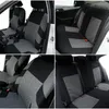 Autositzbezüge AnShun Stickerei-Abdeckungs-Set Universell passend für die meisten Autos mit Reifenspurdetail-Styling-SchutzAuto