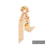 Scarves 2023 Summer 130 7 Small Fresh Fruit Silk Scarf Hair Belt Retro Contracted Act The Role Of Rope For Women