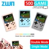 Jogadores de jogos portáteis Retro Portátil Mini Handheld Video Game Console 8 Bit 3.0 Polegadas Color LCD Game Player Construído em 500 Jogos para Kid Gift 231122