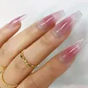 False Nails 1 Bag Fake Dopamine Spray-Painted DIY Adhesive Natural Perfect Fitting Nail Sheets For Curvature