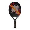 Raquettes de tennis 12K Raquette de plage en fibre de carbone Soft EVA Laquita avec sac Équipement de raquette unisexe Longueur 485cm Poids 320g 231122