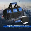 Tool Bag WORKPRO Tool Bags Waterproof Travel Bags Men Crossbody Bag Tool Storage Bags with Waterproof Base 231122