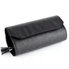 Storage Bags Small Jewelry Roll Case With Supple Leather Material For Management