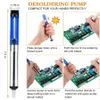 Diğer Ev Bahçesi D Ayarlanabilir Sıcaklık LCD LİKİLİM DEMİR KİTİ 110V 220V 220V 80W Lehim Kaynak Araçları Lehimleme Uçları Tel Desoldering Pompa Isıtıcı 231122