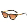 Lunettes De Soleil À Chaîne Cubaine Monture Oeil De Chat Hommes Femmes Mode Lunettes De Soleil En Métal Lunettes De Soleil Tendance Hip Hop Hommes Punk Grand Collier En Or Lunettes Dames Nuances Gafas De Sol