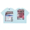 HellStar Shirt Designer T Shirty Tee Ubrania odzieży Hipster Myjany materiał uliczny Graffiti Fild