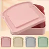 Dinyire Sets Handige Toast Box Langdurige opslagcase met deksel Sandwich Container Dinner Dessert met opslag