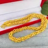 Choker Saiye Hip-Hop 24K Gold-Plated Zodiac Keel Mans halsbandsmycken Presentkedjor